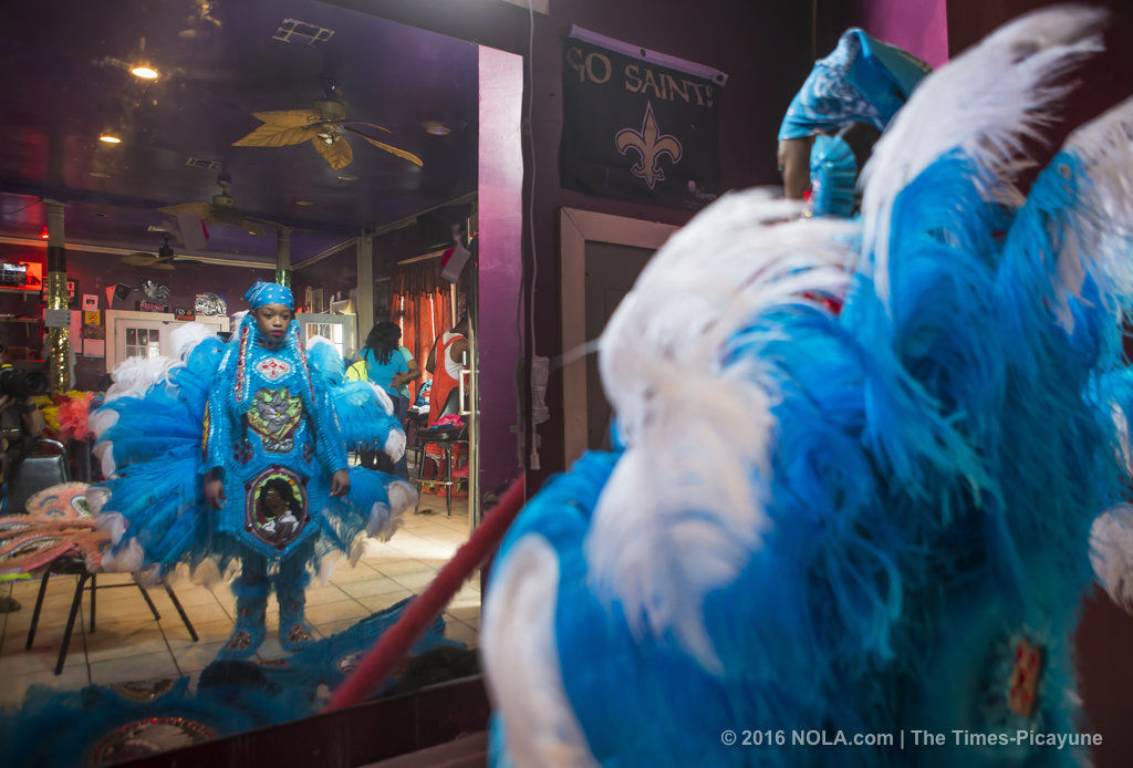 Mardi Gras Indians hit the streets In New Orleans